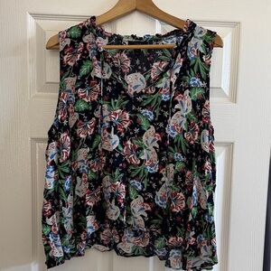 J. Crew- Floral Sleeveless Top - Multicolor